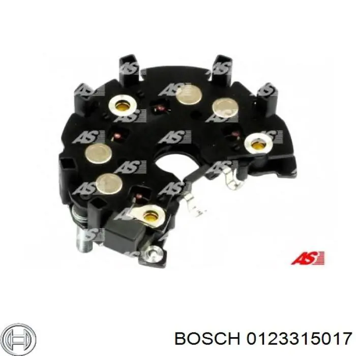 0123315017 Bosch alternador