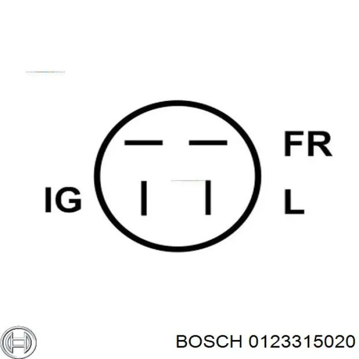 0123315020 Bosch alternador