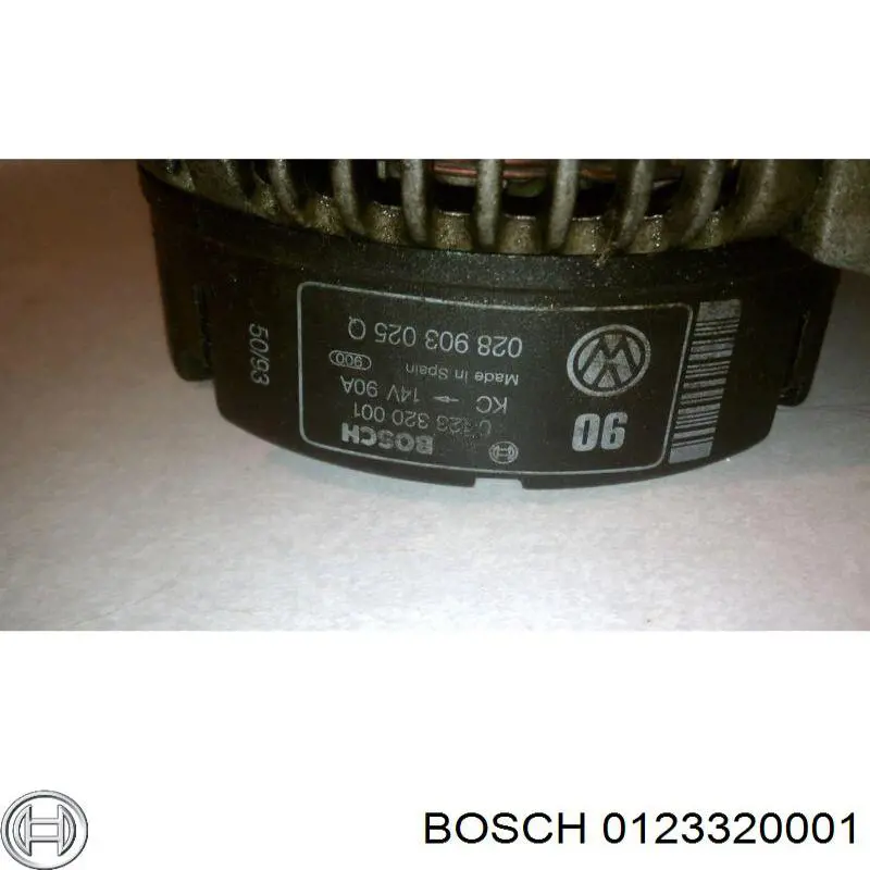0123320001 Bosch alternador
