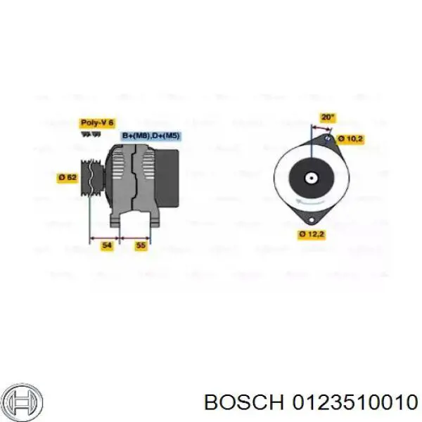 Comprar 0123510010 Bosch Dynamo