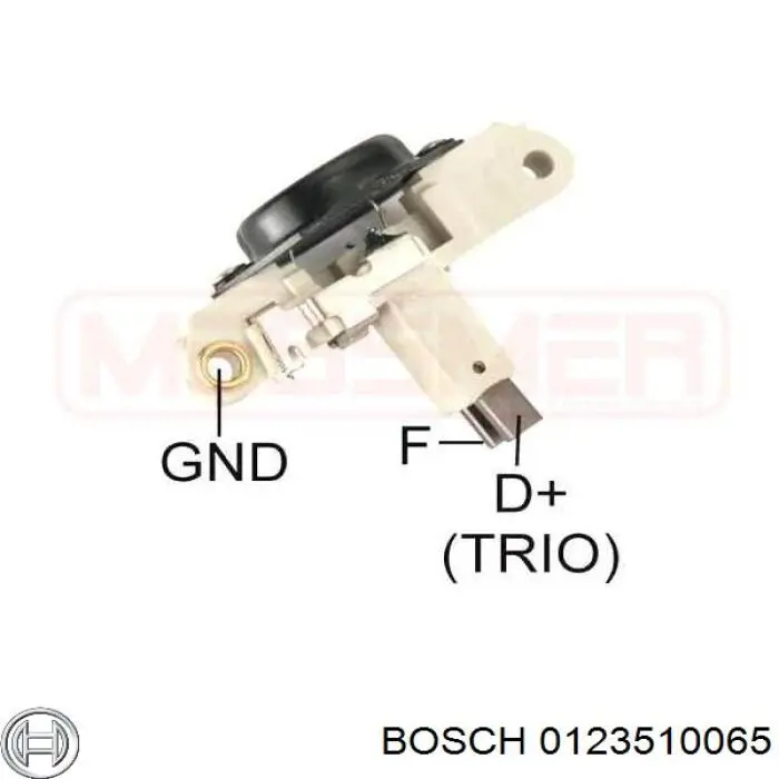 0123510065 Bosch alternador