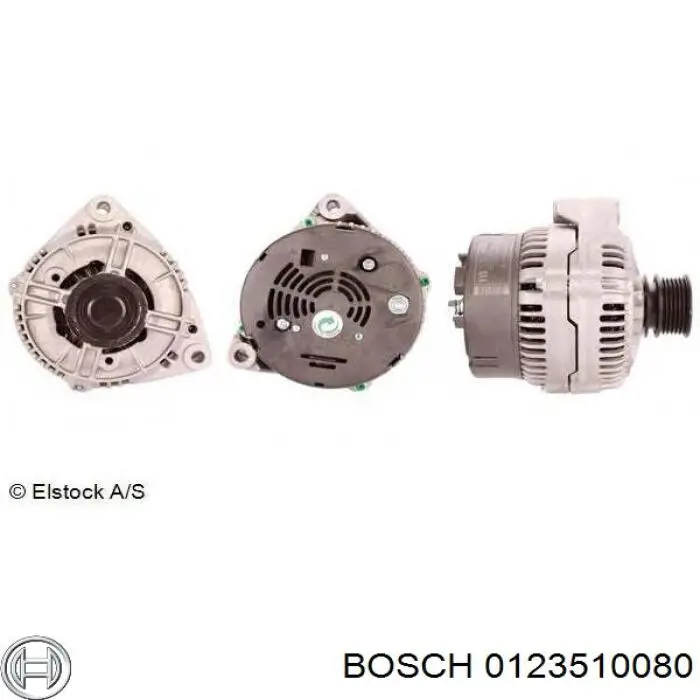 0123510080 Bosch alternador