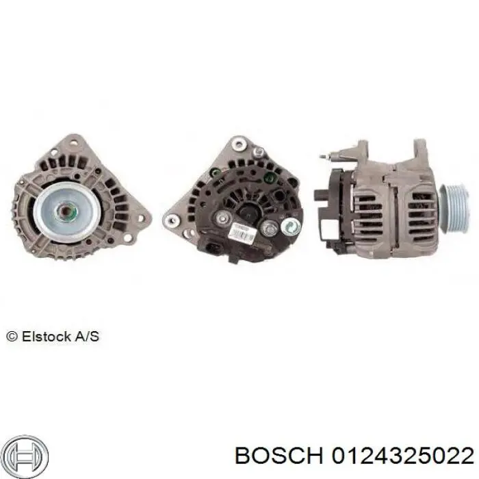 0124325022 Bosch alternador