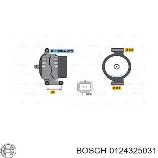Comprar 0124325031 Bosch Dynamo