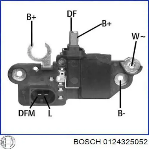 0124325052 Bosch Alternador de coche