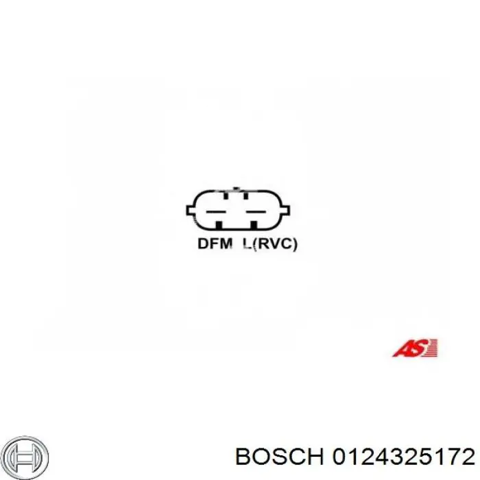 0124325172 Bosch alternador