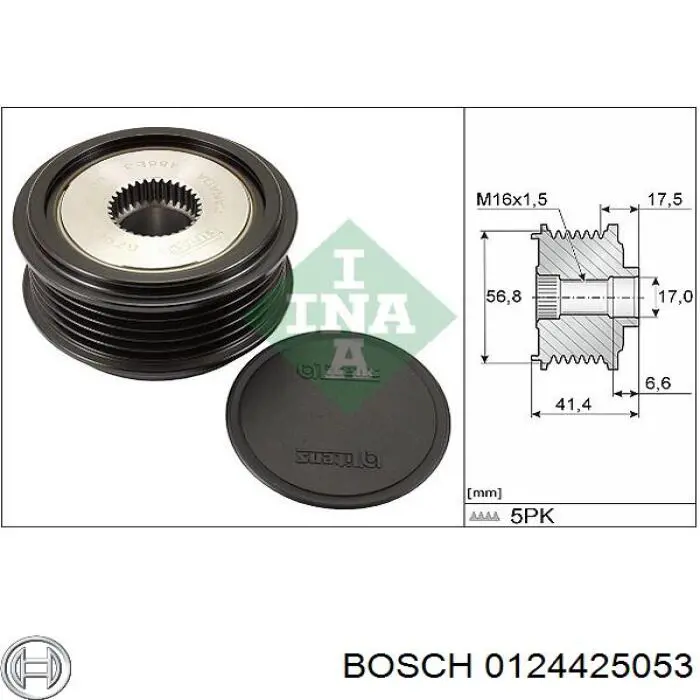 0124425053 Bosch alternador