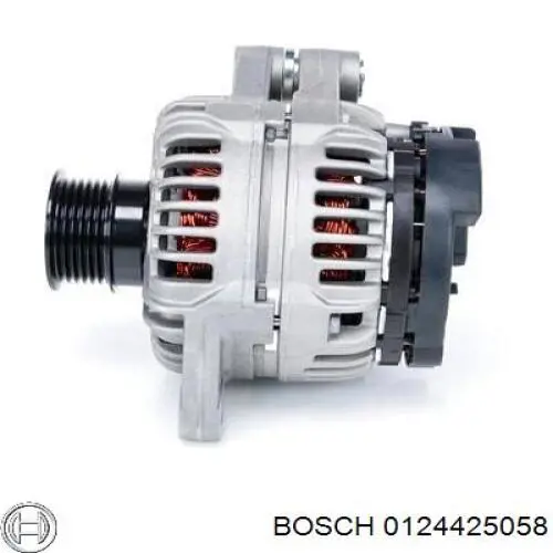 Alternador 0124425058 Bosch