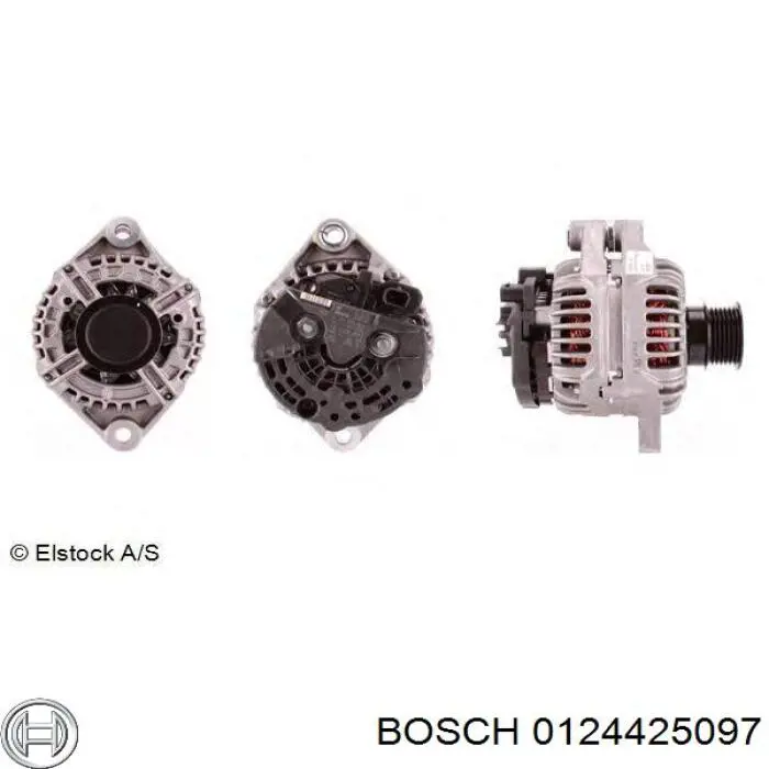 0124425097 Bosch Alternador de coche