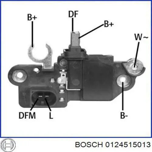 0124515013 Bosch alternador