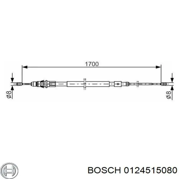 0124515080 Bosch alternador
