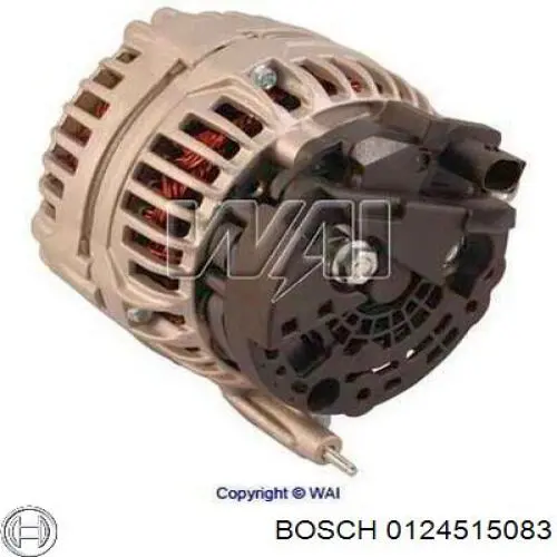 Alternador 0124515083 Bosch