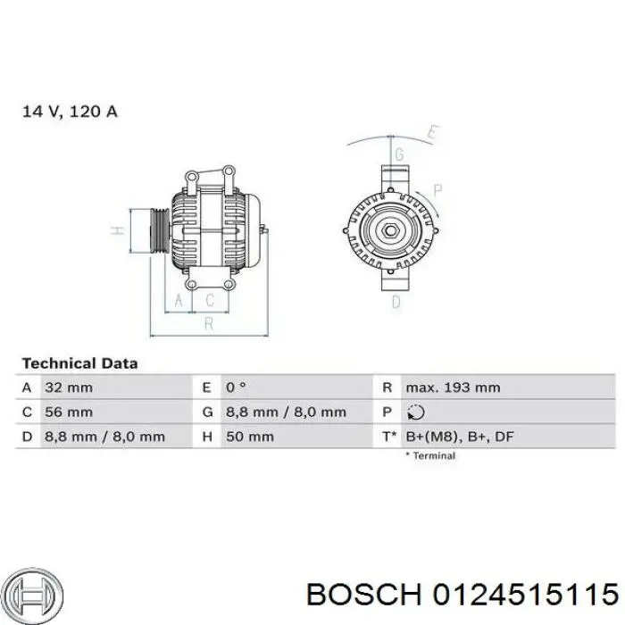 Comprar 0124515115 Bosch Dynamo
