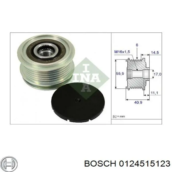 0124515123 Bosch alternador