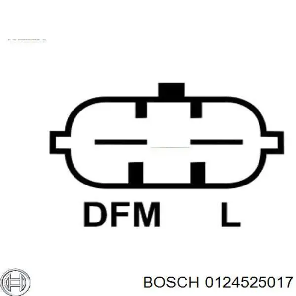 0124525017 Bosch alternador