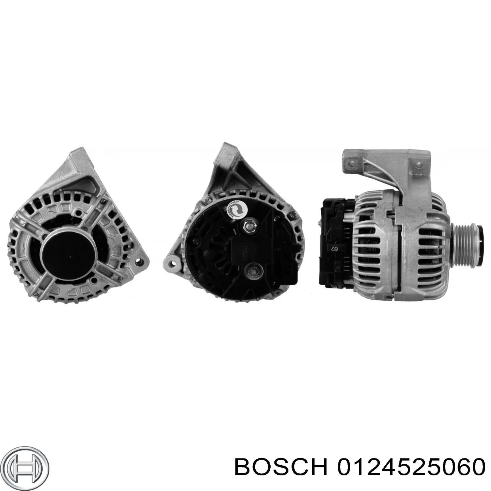 Alternador del motor Bosch 0124525060 precio, desde 127,99 USD