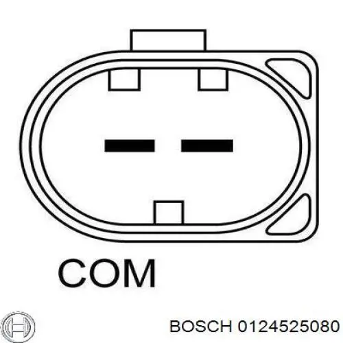 0124525080 Bosch alternador