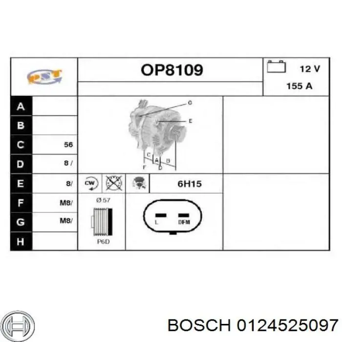 Generador General Motors 93187415