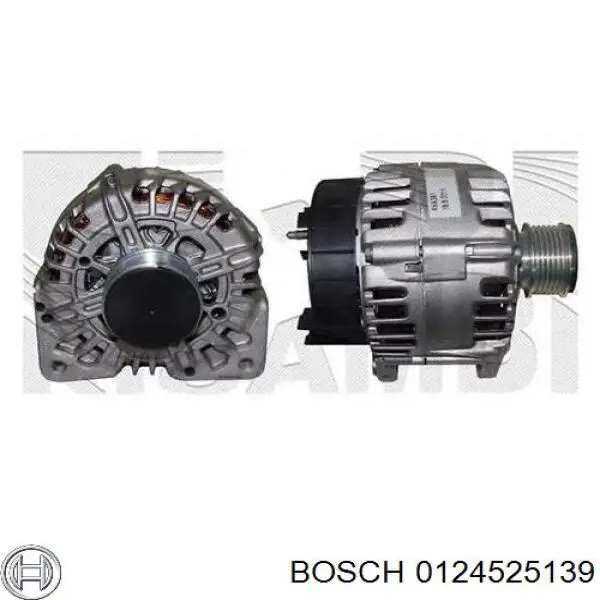 Alternador 0124525139 Bosch