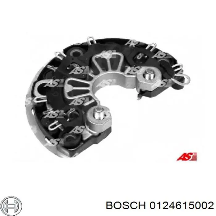 Alternador del motor Bosch 0124615002 precio, desde 126,34 EUR