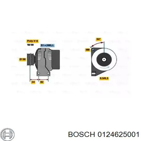 Comprar 0124625001 Bosch Dynamo