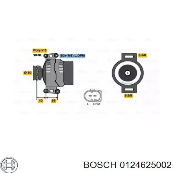Generador Bosch 0124625002