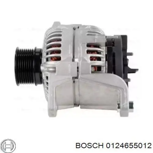 Alternador 0124655012 Bosch