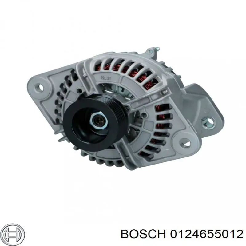 Alternador 0124655012 Bosch