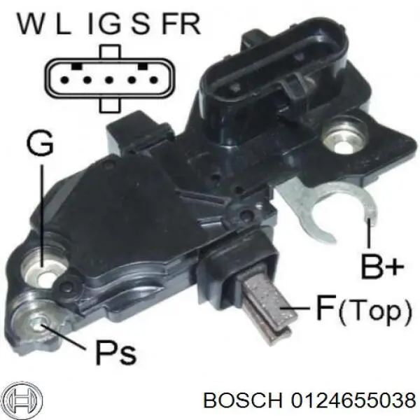 Alternador del motor Bosch 0124655038 precio, desde 339,07 EUR