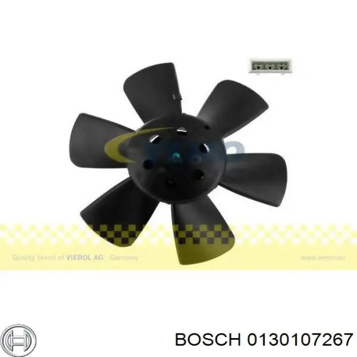 0130107267 Bosch ventilador del motor