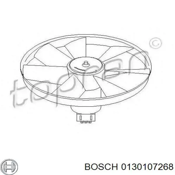 0130107268 Bosch Electroventilador del motor