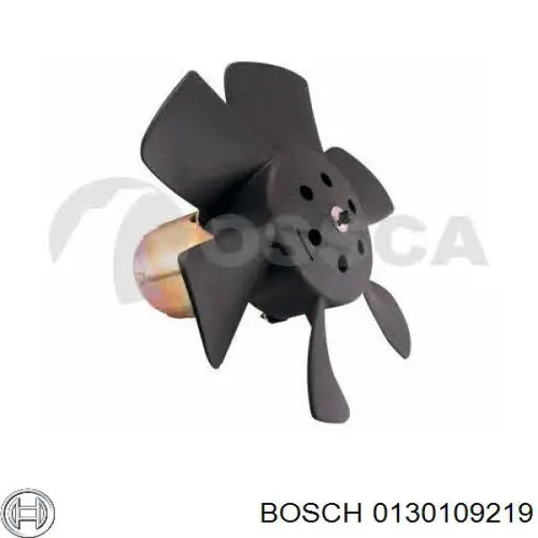 Ventilador (rodete +motor) refrigeración del motor con electromotor completo BOSCH 0130109219