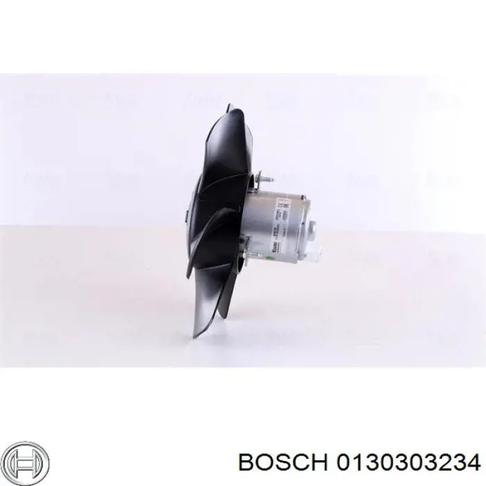 0130303234 Bosch ventilador (rodete +motor refrigeración del motor con electromotor derecho)