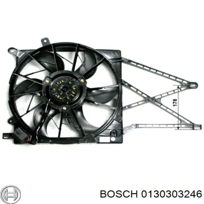 Comprar 0130303246 Bosch Ventilador de radiador