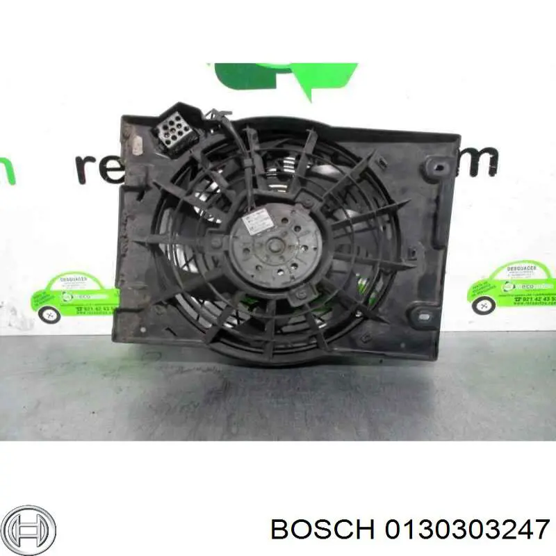 0130303247 Bosch Electroventilador del motor