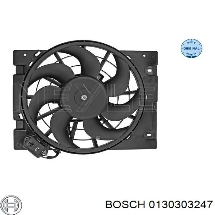 Ventilador de refrigeración del motor Bosch 0130303247