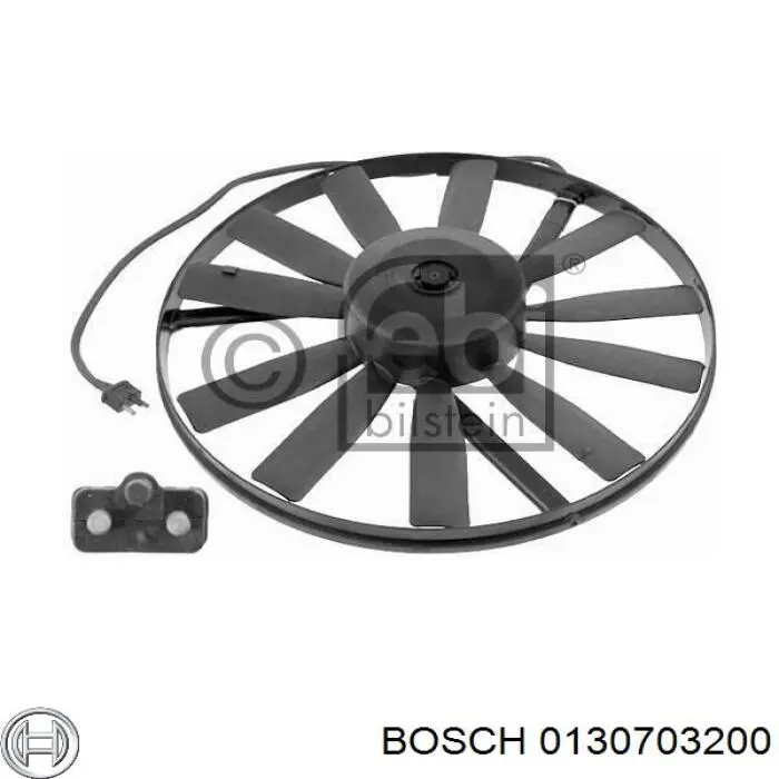 0130703200 Bosch ventilador del motor