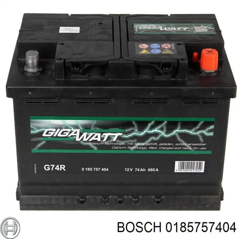 0185757404 Bosch Batería Start-Stop