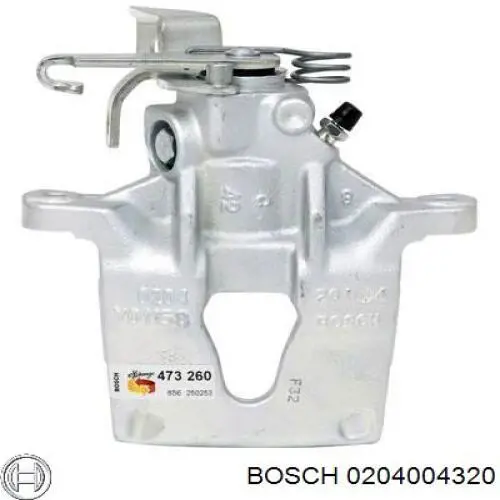 0204004320 Bosch pinza de freno trasera izquierda