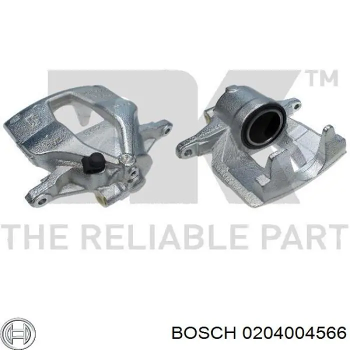 0204004566 Bosch pinza de freno delantera izquierda