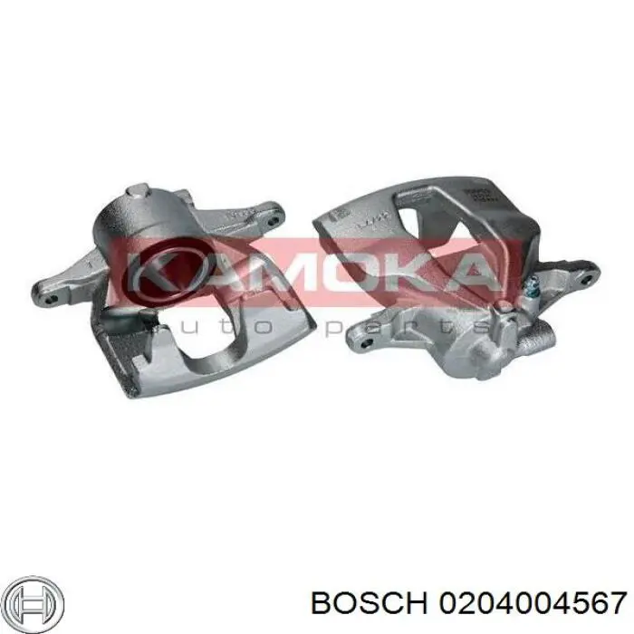 0204004567 Bosch pinza de freno delantera derecha