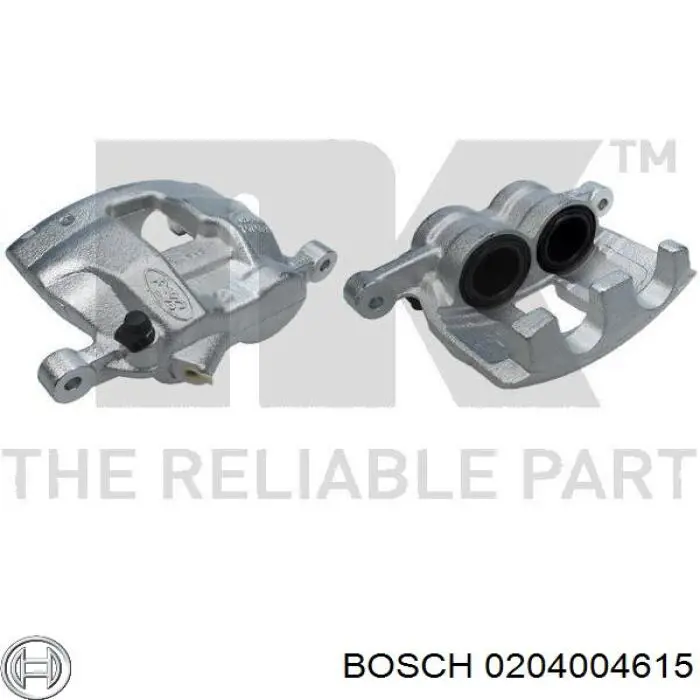 0204004615 Bosch pinza de freno delantera izquierda