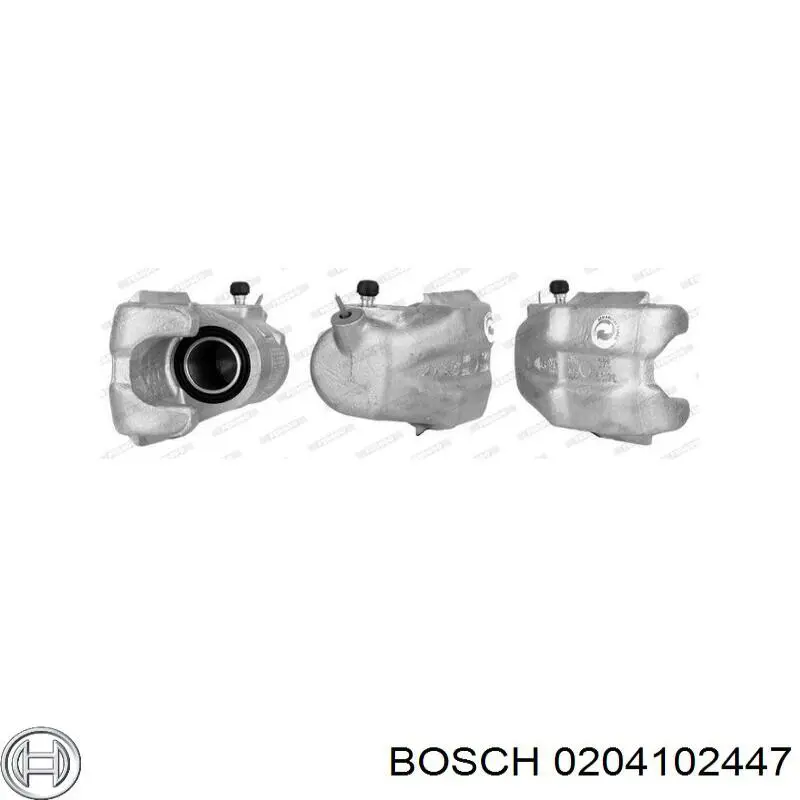 0204102447 Bosch pinza de freno delantera izquierda