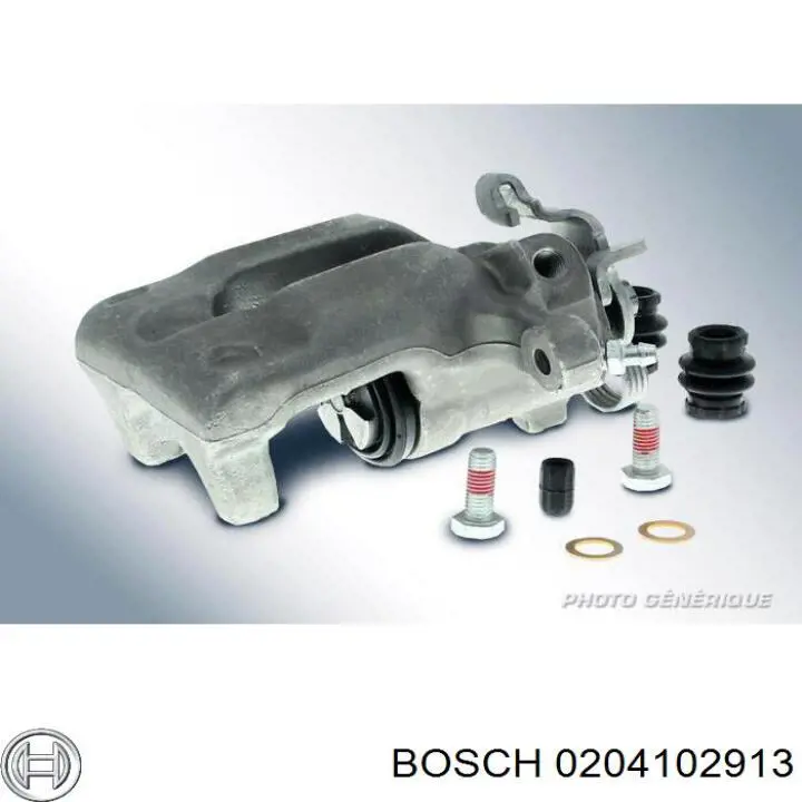 0204102913 Bosch pinza de freno delantera derecha