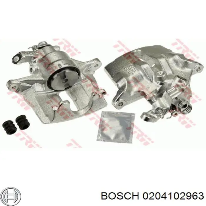 0204102963 Bosch pinza de freno delantera izquierda