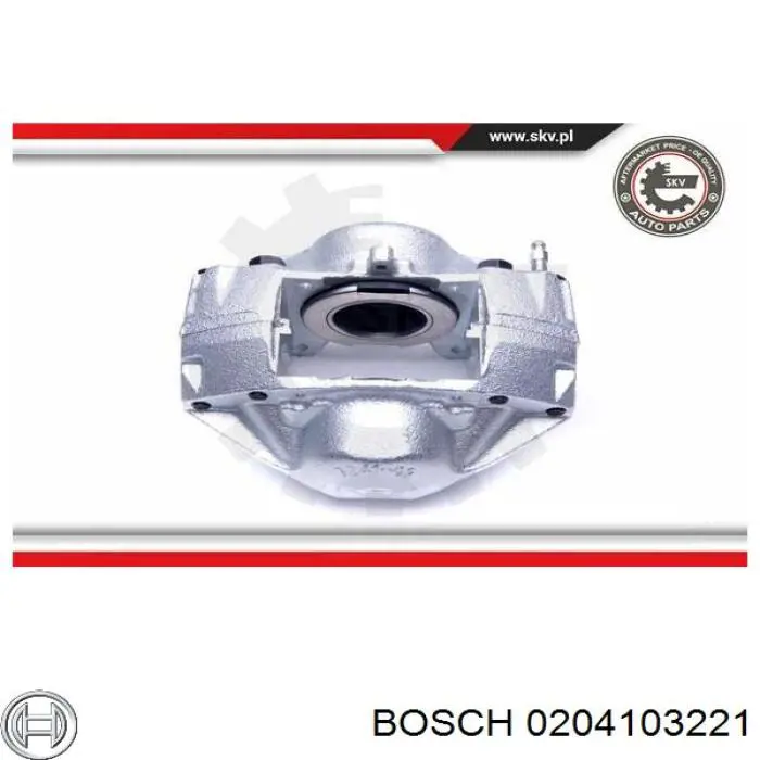 0204103221 Bosch pinza de freno delantera derecha