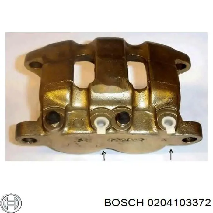 0204103372 Bosch pinza de freno delantera derecha