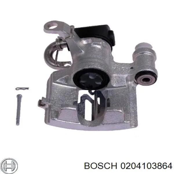 0204102864 Bosch pinza de freno trasero derecho