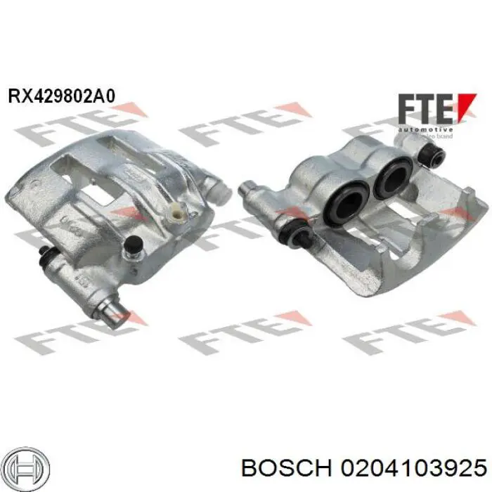 Pinza de freno delantera derecha 1478445 Ford