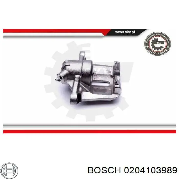 Comprar 0204103989 Bosch Pinza de freno delantera izquierda